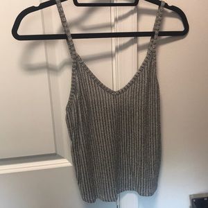 Grey Soft Cropped Tank